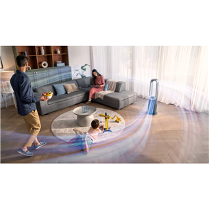 Philips Air Performer 8000, dark grey - 3-in-1 Air Purifier, Fan and Heater