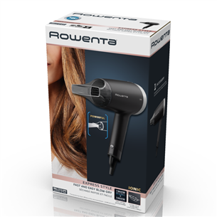 Rowenta Express Style, 1900 Effiwatts, black - Hair dryer