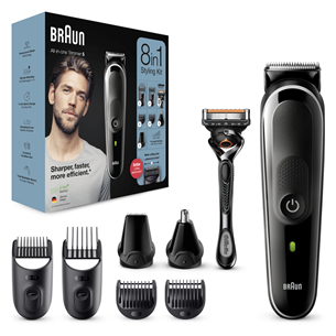 Braun, black - 8-in-1 Trimmer set