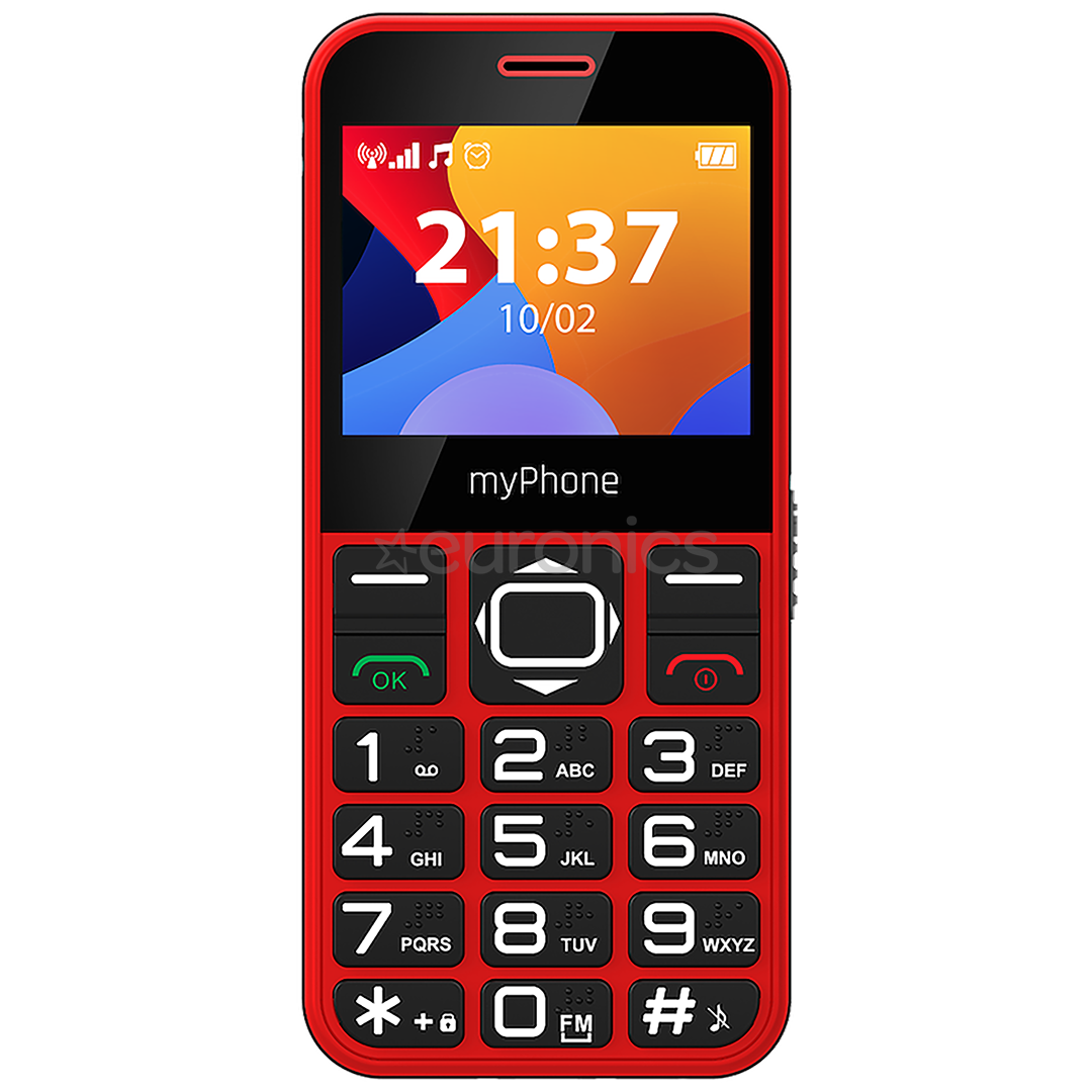 myPhone Halo 3, punane - Mobiiltelefon