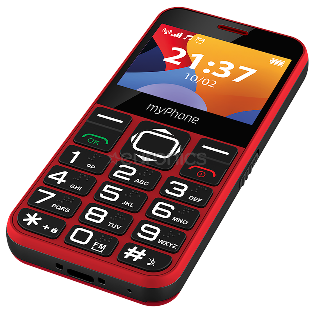myPhone Halo 3, punane - Mobiiltelefon
