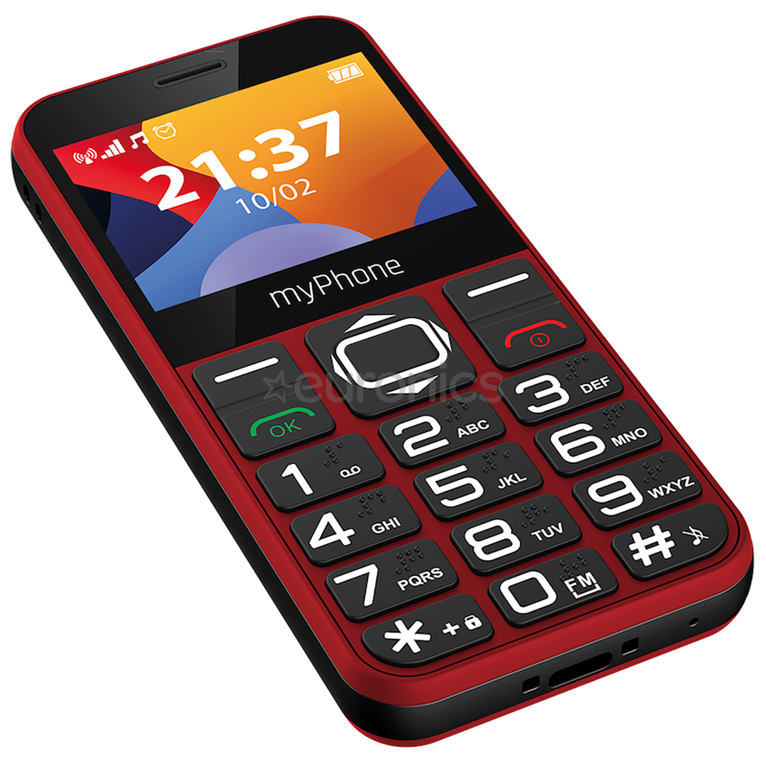 myPhone Halo 3, punane - Mobiiltelefon