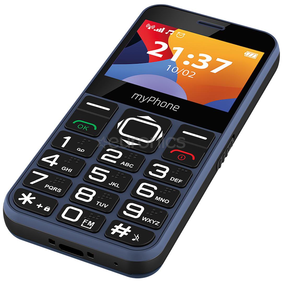 myPhone Halo 3, sinine - Mobiiltelefon