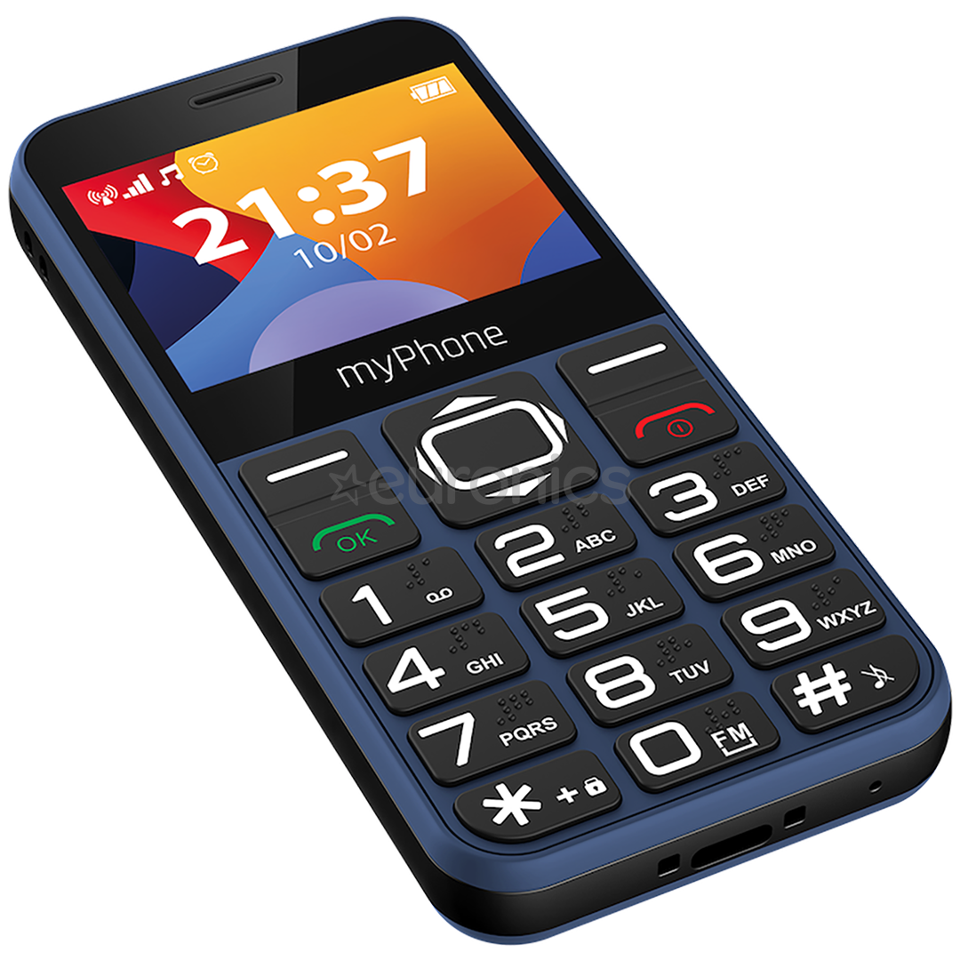 myPhone Halo 3, sinine - Mobiiltelefon