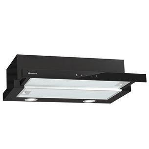 Hisense, ширина 60 см, 450 м³/ч, черный - Интегрируемая вытяжка MH6TL4TB