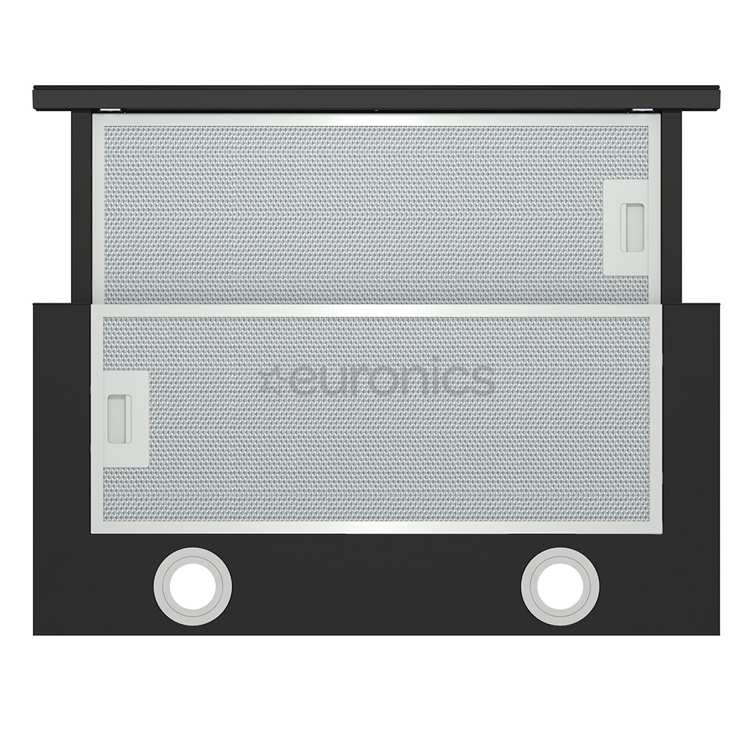 Hisense, laius 60 cm, 450 m³/h, must - Integreeritav õhupuhasti