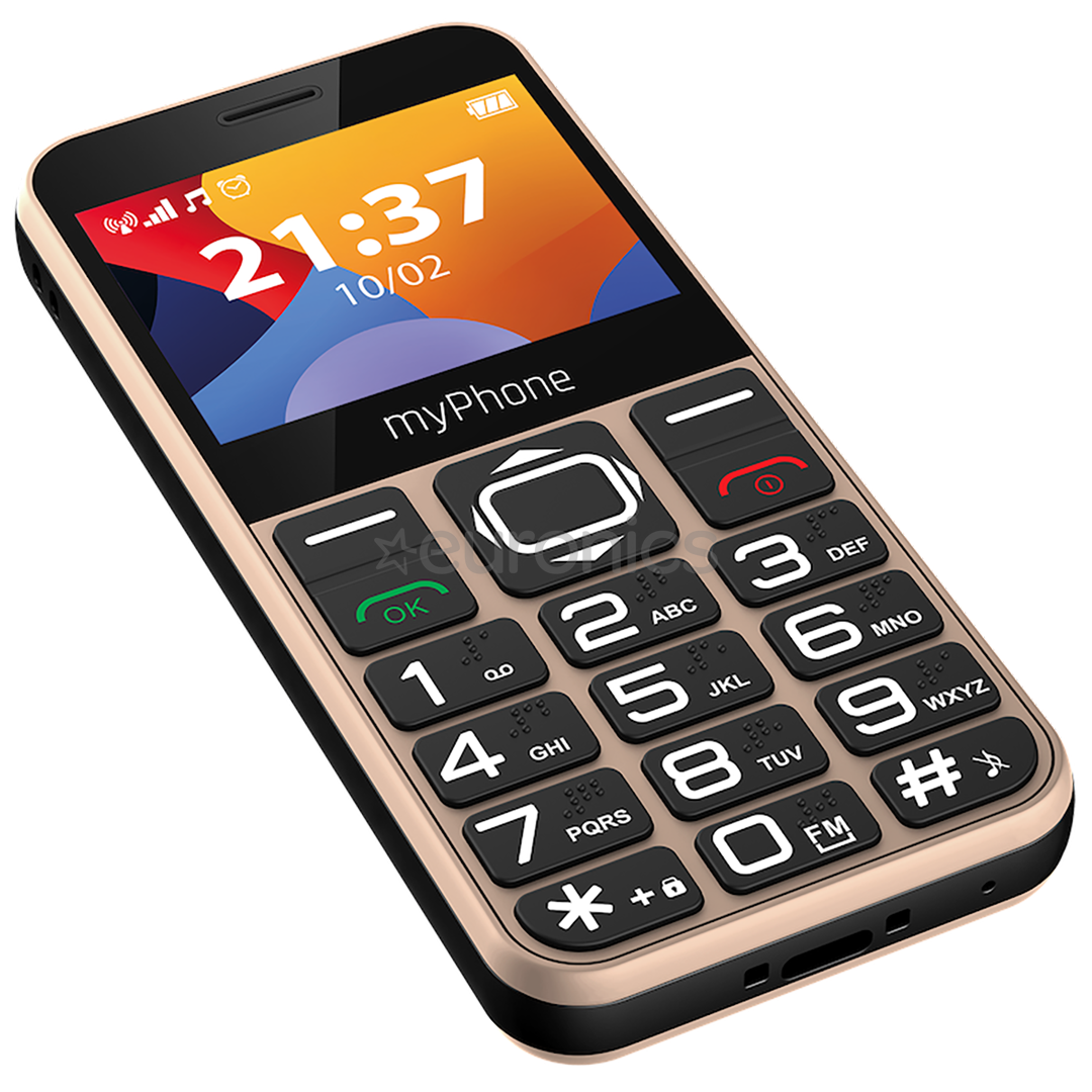 myPhone Halo 3, kuldne - Mobiiltelefon