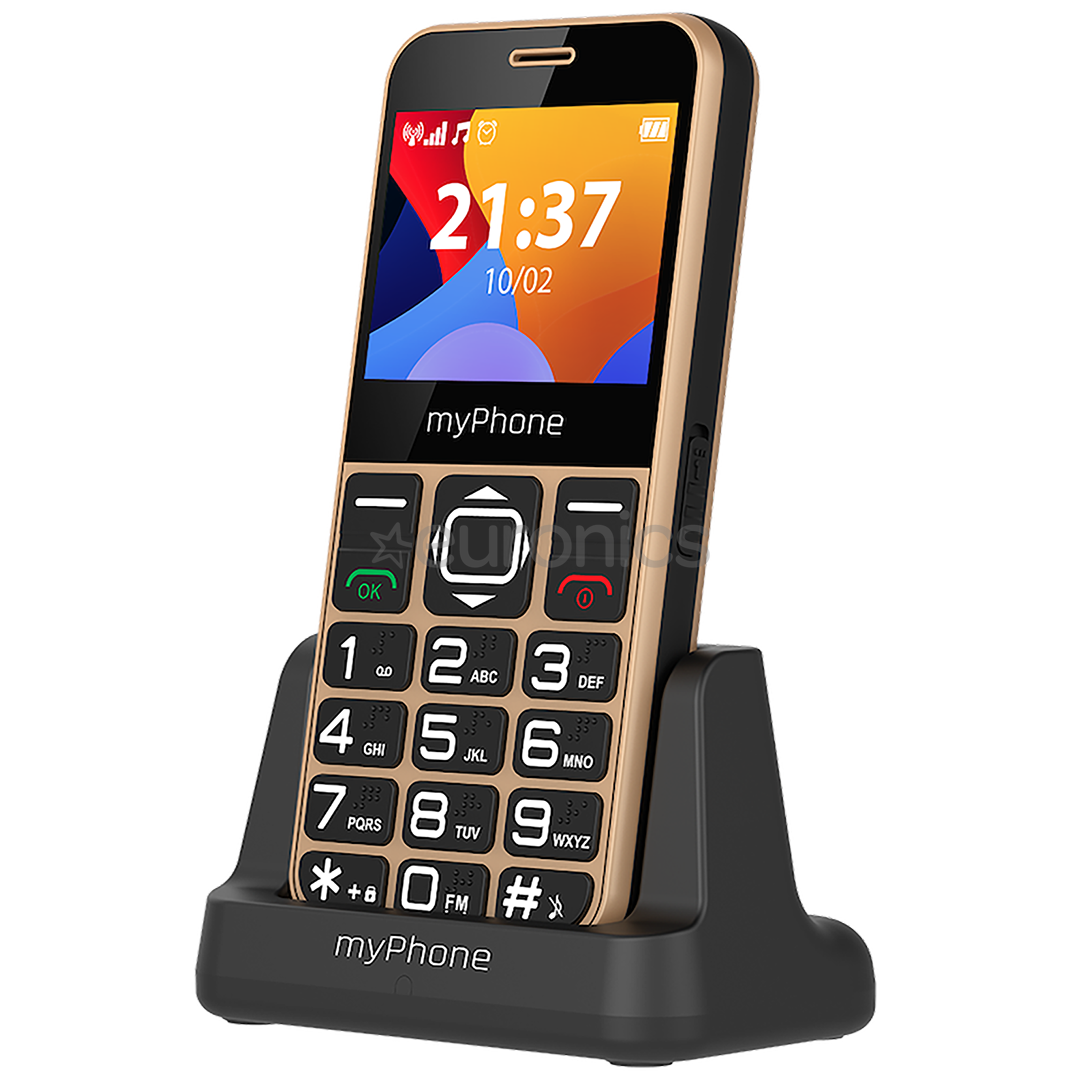 myPhone Halo 3, kuldne - Mobiiltelefon