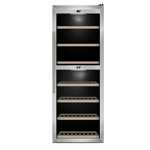 Caso WineComfort 1260 Smart, 126 bottles, height 160 cm, stainless steel - Wine cooler 00728