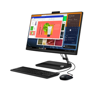 Lenovo IdeaCentre AiO 3 24ALC6, 23,8", FHD, Ryzen 5, 16 GB, 512 GB, must - Kõik-ühes lauaarvuti F0G100TBMT