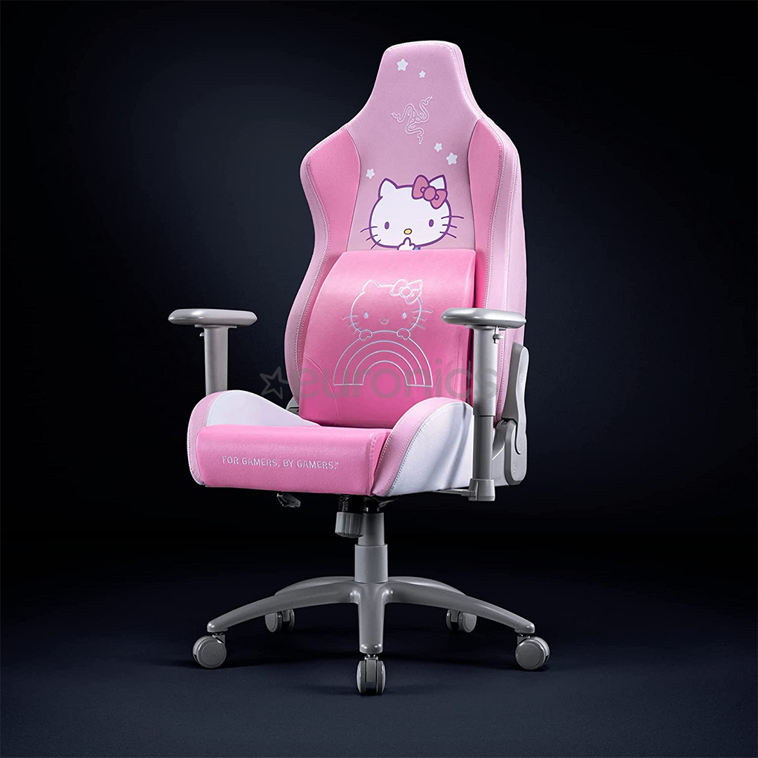 Razer Lumbar Cushion, Hello Kitty, pink - Lumbar Support Pillow