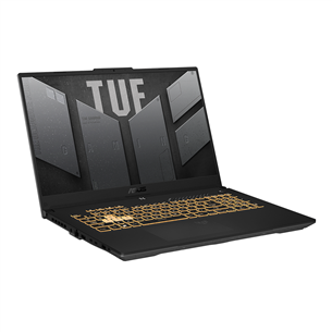 ASUS TUF Gaming F17, 17,3'', FHD, 144 Гц, i5, 16 ГБ, 512 ГБ, RTX 3050, W11H, ENG, серый - Ноутбук