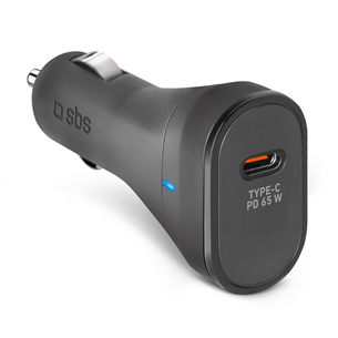 SBS, USB-C, 65 W, black - Car charger TECRPD65W