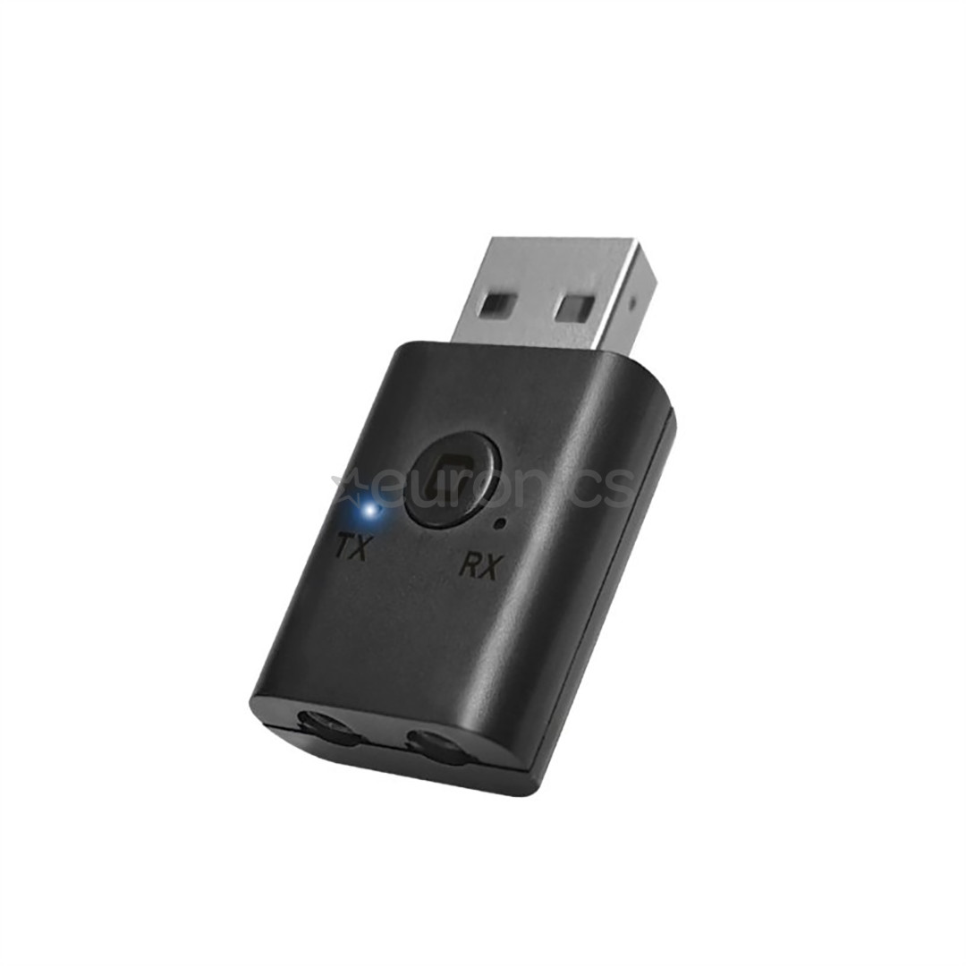 SBS Wireless adpater, USB-A, 3,5 мм, Bluetooth, черный - Беспроводной адаптер