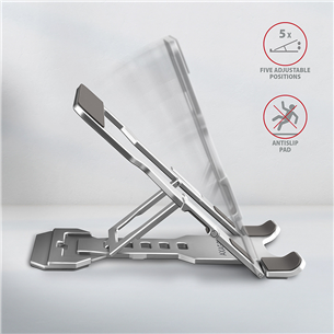 AXAGON STND-M, gray - Smartphone and tablet stand