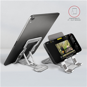 AXAGON STND-M, серый - Подставка для смартфона или планшета