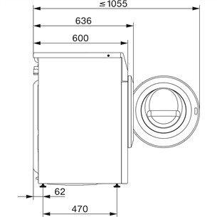 Miele PWash & TDos, 9 kg, sügavus 60 cm, 1600 p/min - Eestlaetav pesumasin