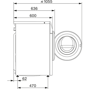 Miele PWash & TDos, 9 kg, sügavus 60 cm, 1600 p/min - Eestlaetav pesumasin