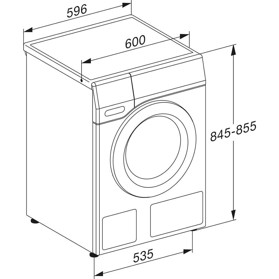 Miele PWash & TDos, 9 kg, sügavus 60 cm, 1600 p/min - Eestlaetav pesumasin