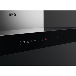 AEG, 720 m³/h, width 90 cm, inox - Cooker Hood