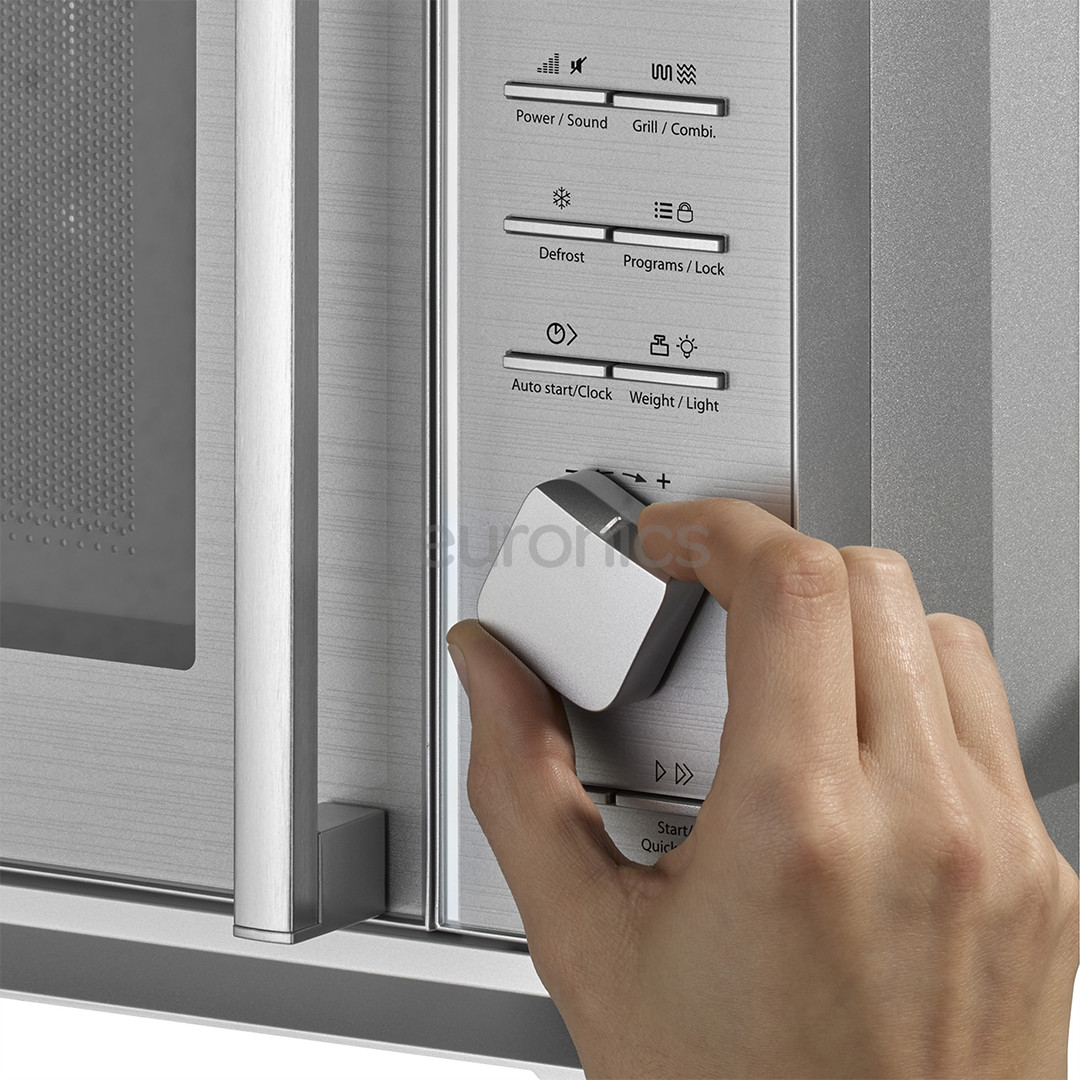 Caso MG 20 Cube Ceramic, 20 L, silver - Microwave oven with grill