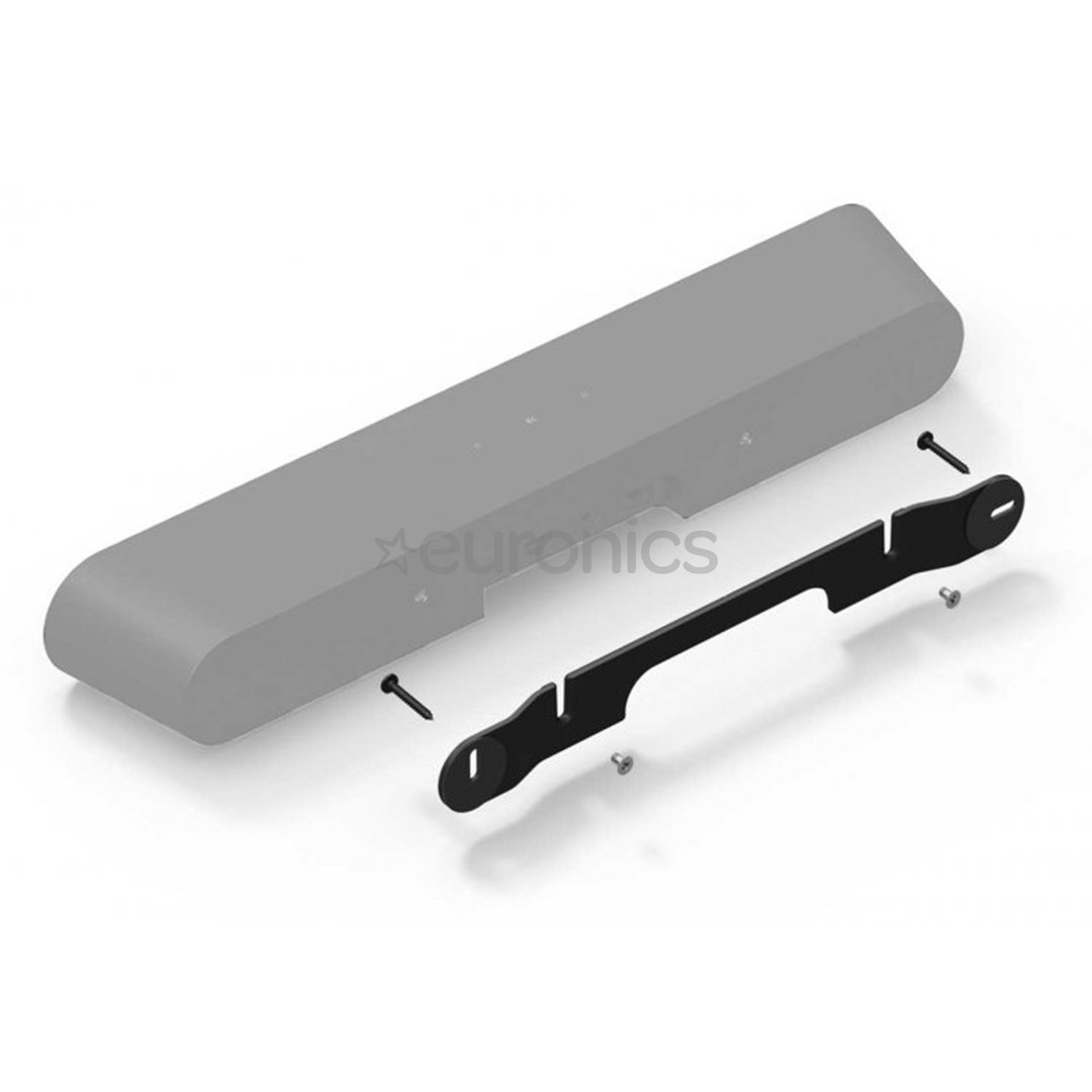 Sonos Ray Wall Mount, must - Seinakinnitus heliribale