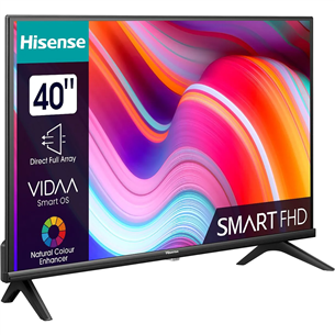 Hisense A4K, 40", Full HD, LED LCD, must - Teler