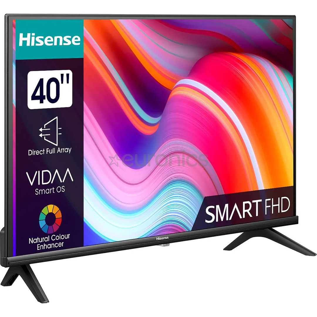 Hisense A4K, 40", Full HD, LED LCD, must - Teler