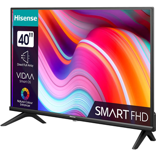 Hisense A4K, 40", Full HD, LED LCD, must - Teler