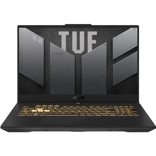 ASUS TUF Gaming F17 (2023), 17.3'', FHD, 144 Hz, i7, 16 GB, 512 GB, RTX 4050, ENG, hall - Sülearvuti