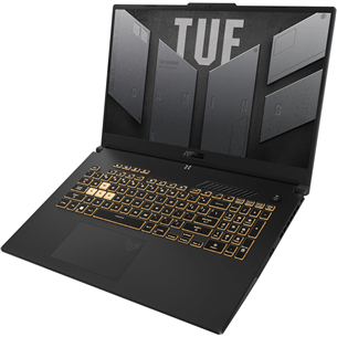 ASUS TUF Gaming F17 (2023), 17.3'', FHD, 144 Hz, i7, 16 GB, 512 GB, RTX 4050, ENG, mecha gray - Notebook