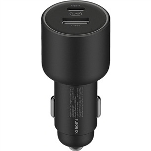 Xiaomi 67 W Car Charger, USB-A, USB-C, черный - Автомобильное зарядное устройство