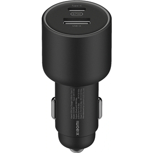 Xiaomi 67 W Car Charger, USB-A, USB-C, must - Autolaadija