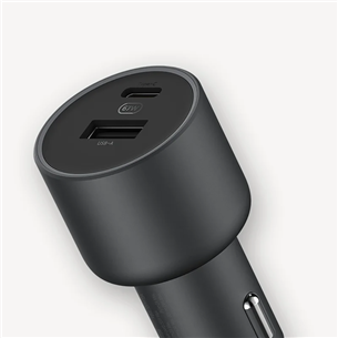 Xiaomi 67 W Car Charger, USB-A, USB-C, must - Autolaadija