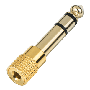 Hama Avinity, 3,5 mm -- 6,3 mm, gold-plated - Audio adapter