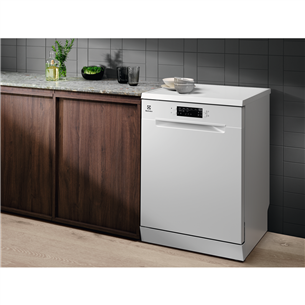 Electrolux 300 AirDry, 13 place settings, white - Free standing dishwasher