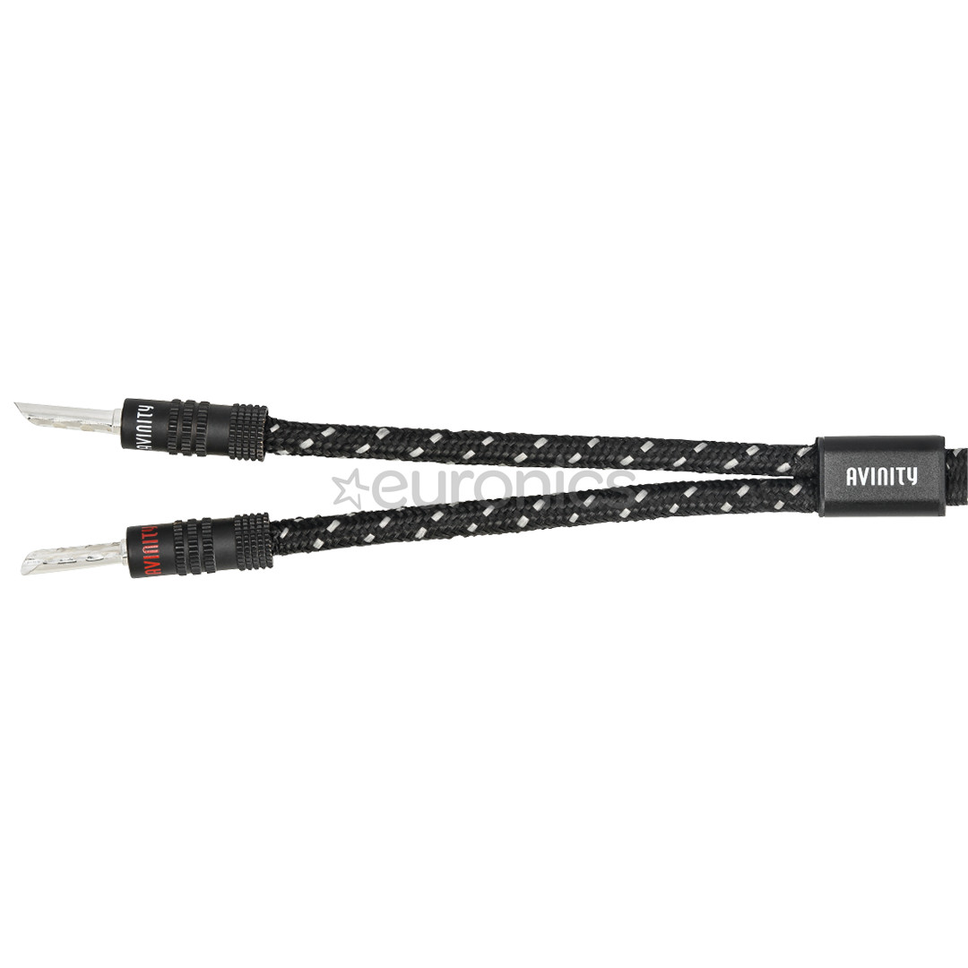 Avinity Loudspeaker Cable, 2 x 2,5mm², 3 m, black/gray - Loudspeaker cable