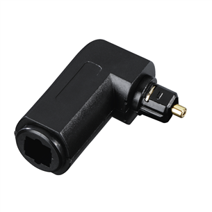 Avinity Audio Optical Fibre, ODT, Toslink, 90°, kullatud, must - Adapter 00127091