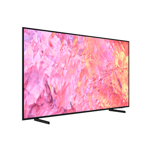 Samsung Q60C, 85", Ultra HD, QLED, боковые ножки, черный - Телевизор