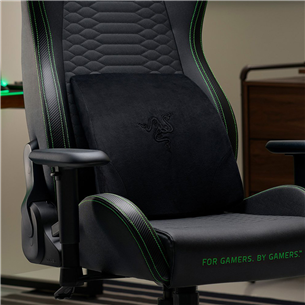 Razer Lumbar Cushion, must - Alaseljatugi