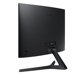 Samsung Essential, 24'', nõgus, Full HD, 75 Hz, LED VA, must - Monitor