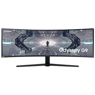 Samsung Odyssey G9, 49'', curved, QLED, DQHD, 240 Hz, white - Monitor LC49G95TSSPXEN