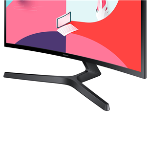 Samsung Essential, 27'', curved, Full HD, 75 Hz, LED VA, black - Monitor