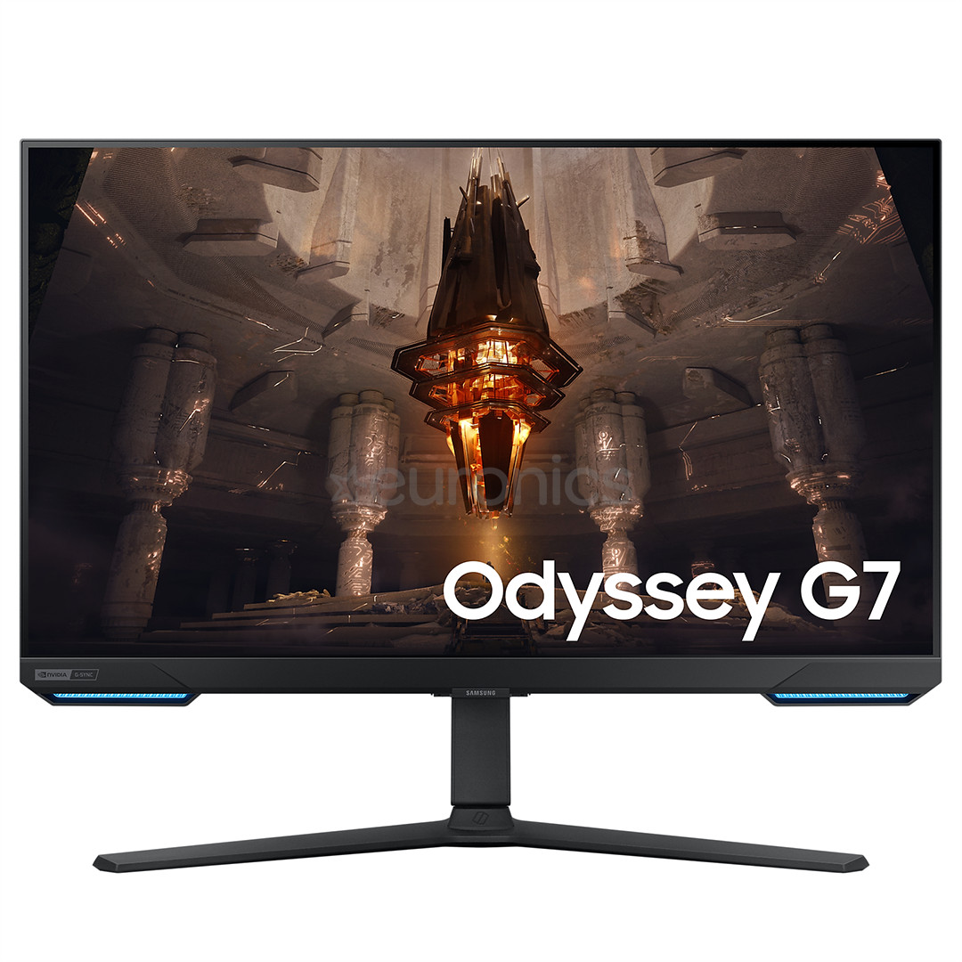 Samsung Odyssey G7, 28'', UHD, LED IPS, 144 Hz, must - Monitor
