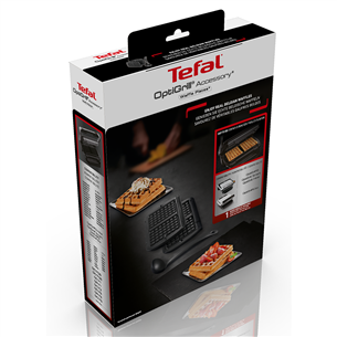 Tefal Optigrill, black - Waffle plates + ladle