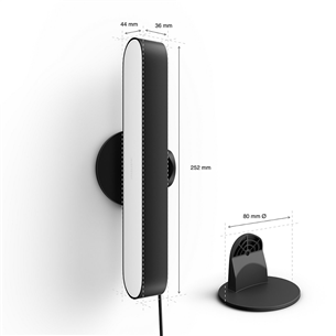 Philips Hue Play Light Bar, White and Color Ambiance, black - Smart Light extension