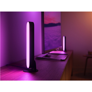 Philips Hue Play Light Bar, White and Color Ambiance, must - Nutivalgusti pikendus