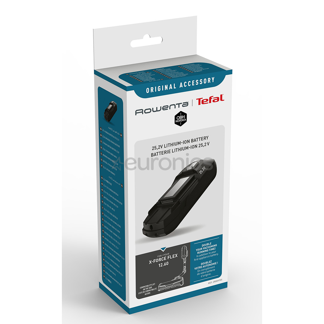 Tefal, 25,2 V - Lisaaku X-Force Flex 12.60 varstolmuimejale