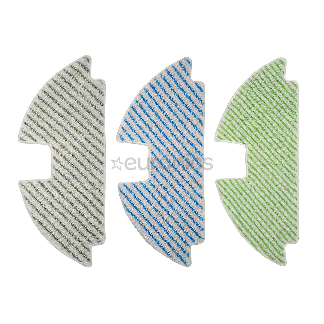 Tefal, 3 шт. - Тряпки-накладки из микрофибры для робота-пылесоса Xplorer S80 & S120