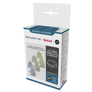 Tefal, 3 pcs - Replaceable mopping microfiber cloths for Xplorer S80 & S120